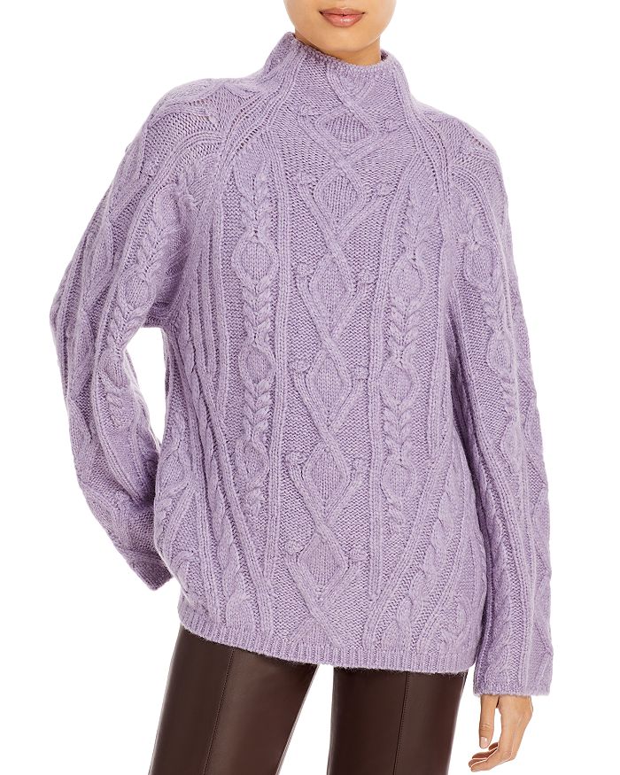 Vince Aran Raglan Mock Neck Sweater | Bloomingdale's