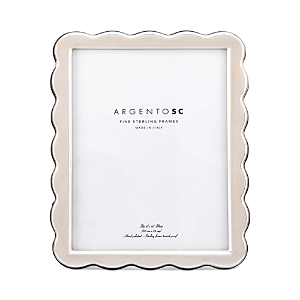 Argento Sc Scalloped Sterling Silver Picture Frame, 8 x 10