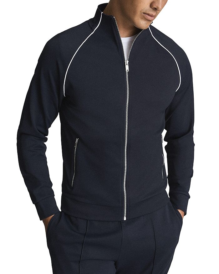 REISS Cutler Zip Through Sweatshirt Bloomingdale s