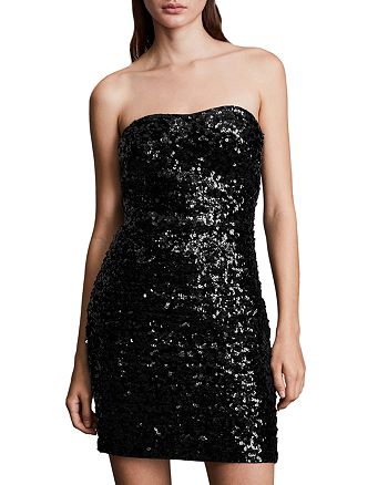 ALLSAINTS Caro Sequined Dress | Bloomingdale's