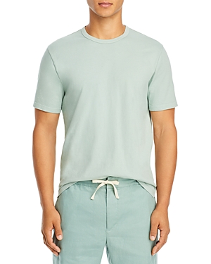 Vince Garment Dyed Crewneck Tee In Washed Seacliff