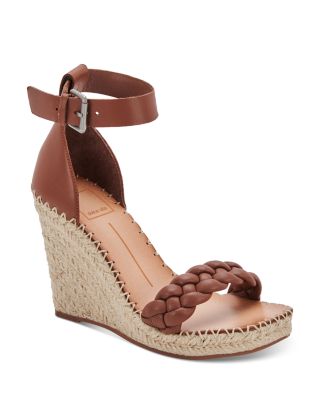 dv8 plume ankle strap espadrille wedge