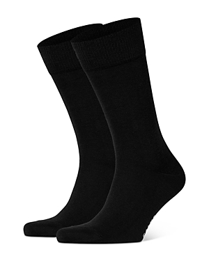 Falke Happy Crew Socks, Pack Of 2 In Black
