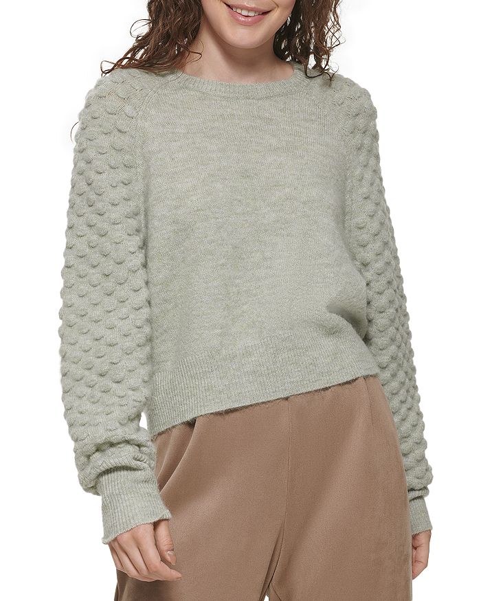 Pom pom new arrivals sleeve sweater
