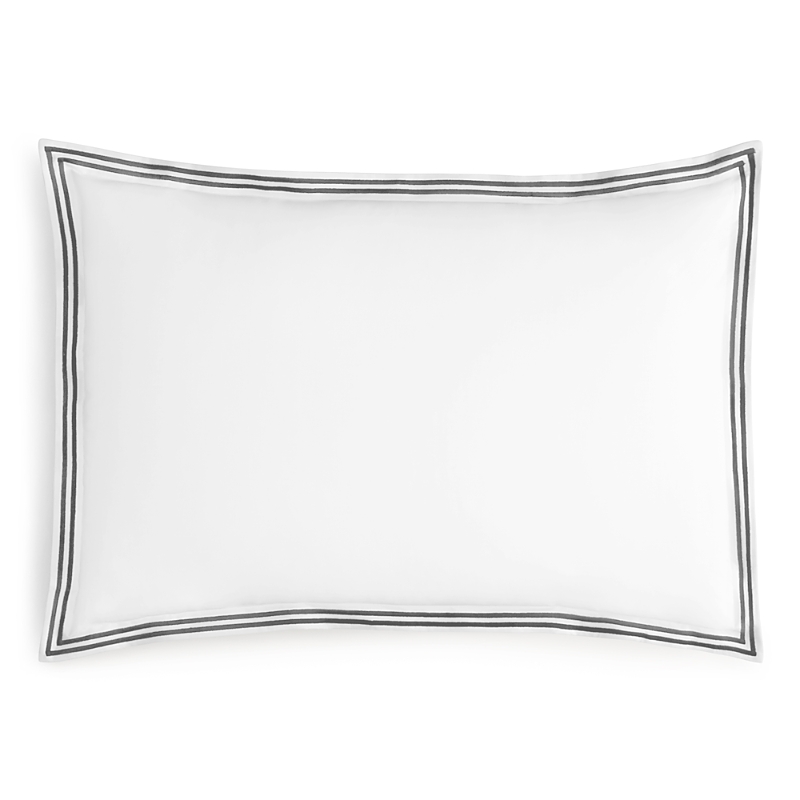 Hudson Park Collection Hudson Park Italian Percale Standard Sham - Exclusive In Charcoal