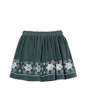 Peek Kids Girls' Embroidered Sequin Skirt - Little Kid, Big Kid