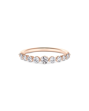 Diamond Graduated Band in 18K Rose Gold, 0.40 ct. t.w.