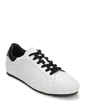 Karl Lagerfeld Men's Classic Leather Low-top Sneakers In White