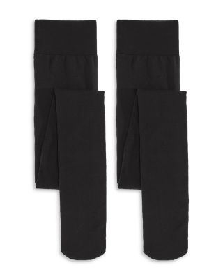 Natori Velvet Touch Opaque Tights - Pack Of 2 In Black