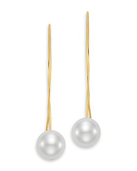 Bloomingdale's - Cultured Freshwater Pearl Wire Drop Earrings in 14k Gold - 100% Exclusive