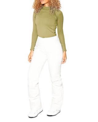 winter white stretch pants