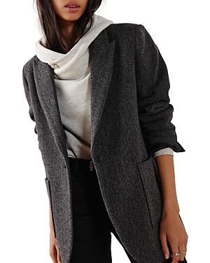 Ba&sh Ckost Single-breasted Blazer In Gris