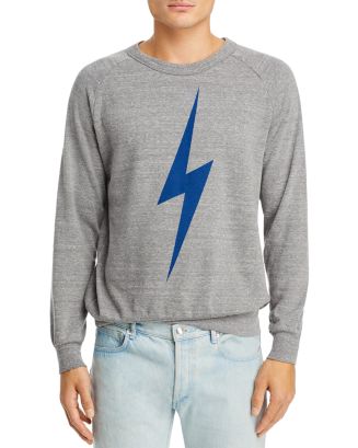 Aviator Nation Lightning Bolt Crewneck Sweatshirt | Bloomingdale's