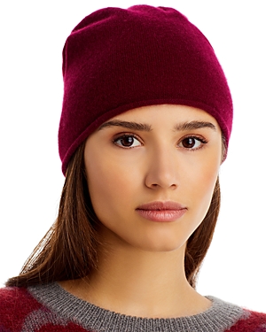 C By Bloomingdale's Angelina Cashmere Slouch Hat - 100% Exclusive In Burgundy