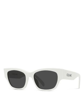 Celine Women's Rectangular Sunglasses, 54mm In Ivory/gray