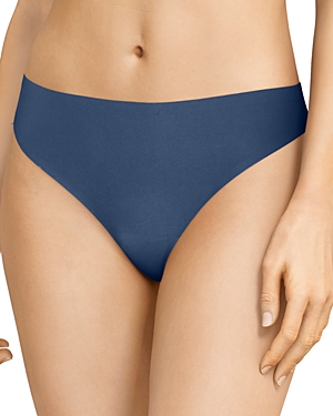 Chantelle Soft Stretch One-size Seamless Thong In Ceramic Blue