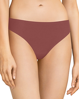 Chantelle Soft Stretch One-size Seamless Thong In Amber