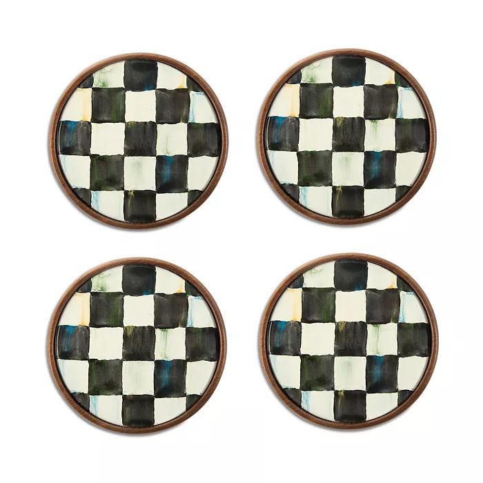Courtly Check® Coasters, Set of 4