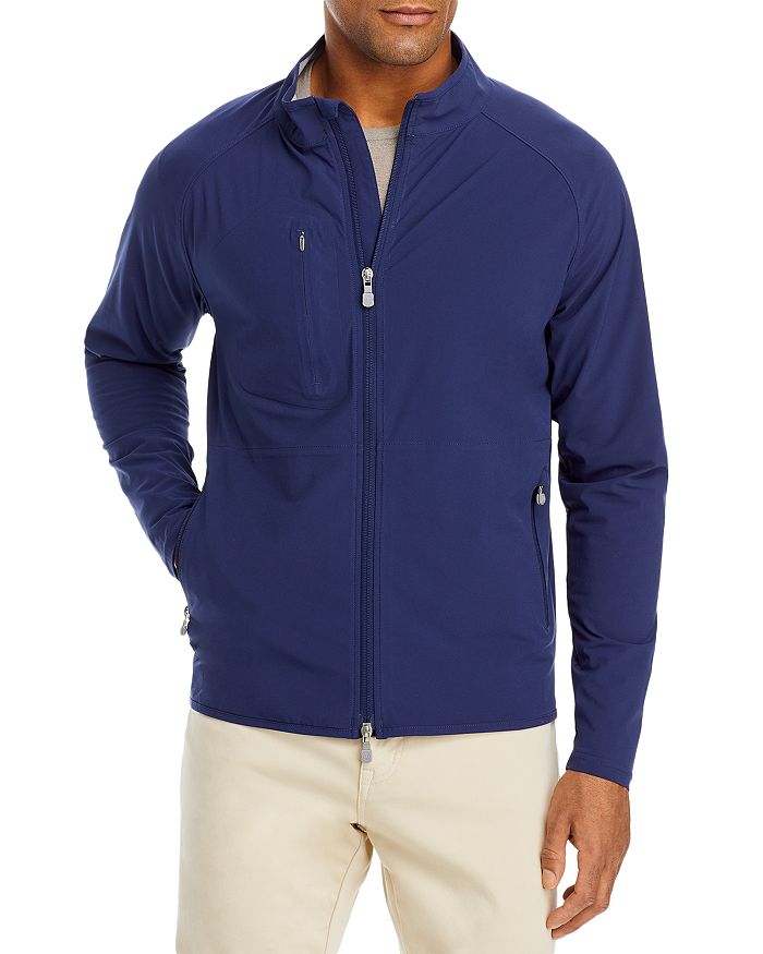 Sporty Zip Front Fleece Jacket