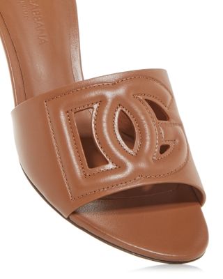 Women&#39;s Block Heel Slide Sandals