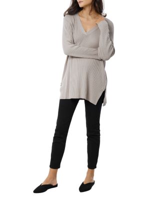 Side Zip Nursing Sweater