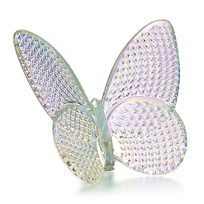 Baccarat 2.5 Lucky Crystal Iridescent Diamant Butterfly