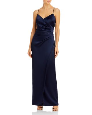 Bloomingdales navy gown hotsell