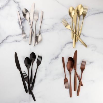 Averie Satin 20 Piece Flatware Set, Service for 4