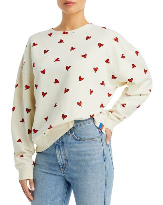 Kule Heart Print Sweatshirt | Bloomingdale's