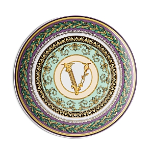 Shop Versace Barocco Mosaic Bread And Butter Plate In Multi