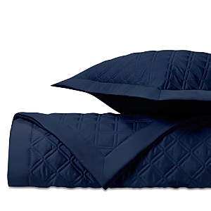 Home Treasures Renaissance Euro Quilted Sham Set In Navy