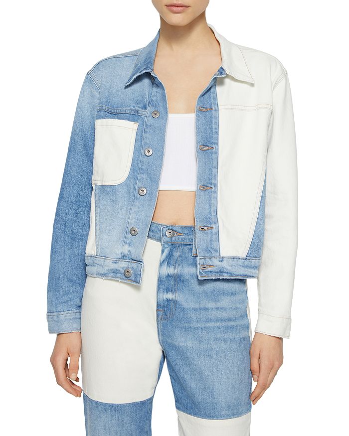 Jonathan simkhai denim jacket cheap