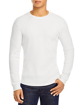 Vince - Pima Cotton Blend Thermal Waffle Knit Tee
