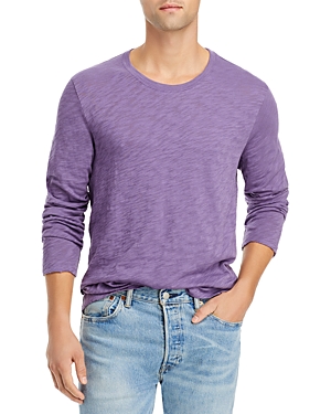 Atm Anthony Thomas Melillo Destroyed Slub-knit Tee In Faded Grape