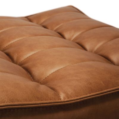 N701 Leather Ottoman