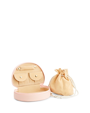 Royce New York Leather Jewelry Case In Pink