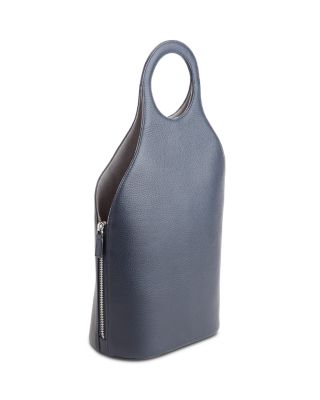 Leather Wine Tote