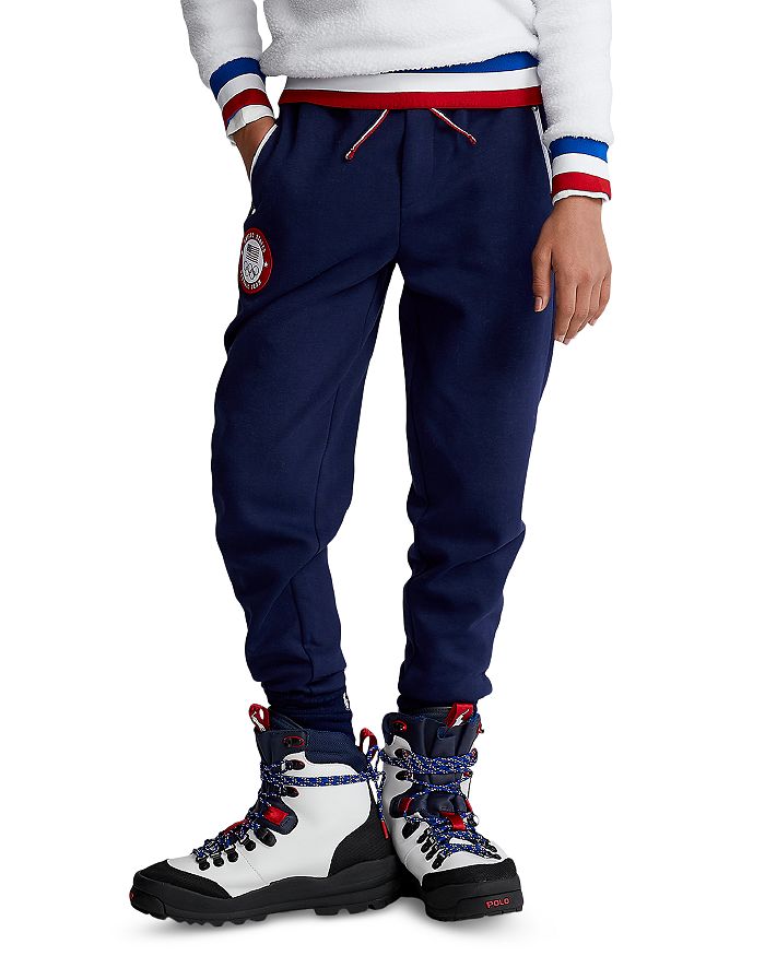 Men's Polo Ralph Lauren White Team USA 2020 Summer Olympics Tech Jogger  Pants