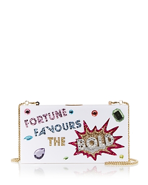 SOPHIA WEBSTER CLEO FORTUNE FAVOURS THE BOLD BOX CLUTCH