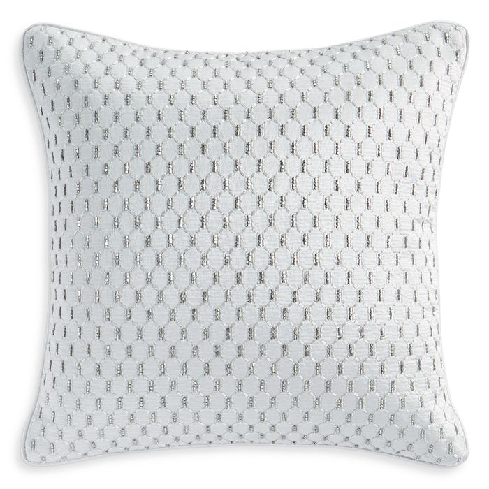 MADISON PARK White Patterned 16 x 16 in Decorative Pillow main image 1