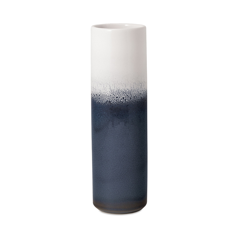 Villeroy & Boch Lave Home Cylinder Vase, Large In Blue/white