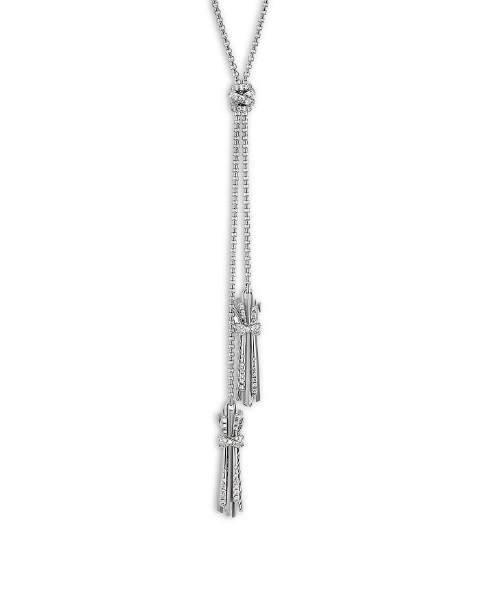 David Yurman Angelika Tassel Necklace with Pav Diamonds