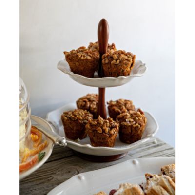 Berry & Thread Whitewash Tiered Serving Stand