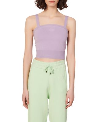 Sandro Abeline Sweater Tank Top