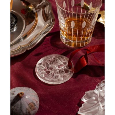 Merles Raisins Christmas Ornament, Clear