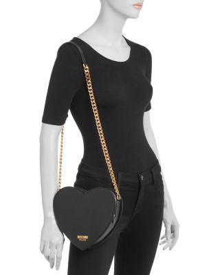 Moschino Heart Shape Leather Shoulder Bag | Bloomingdale's Handbags