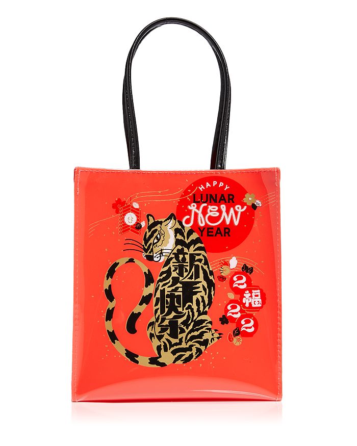 BLOOMINGDALES Little Brown Lunar New Year Bag Bloomies Vinyl Plastic Rat  Tiger