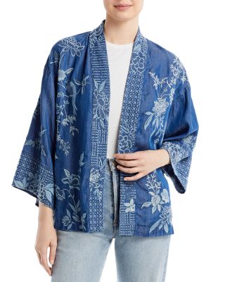 cropped kimono cardigan