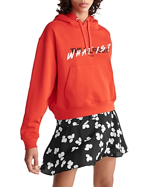 Shop The Kooples What Is? Graphic Hoodie In Red
