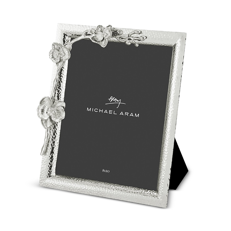 Michael Aram Black Orchid Picture Frame, 8" X 10" In Silver
